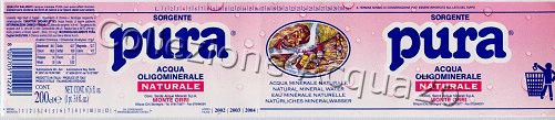 Sorgente Pura (analisi 1999) PET Nat 2,0 L