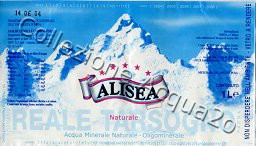 Sorgente Reale Tarsogno -Alisea (analisi 1998) vetro Nat 1,0 L