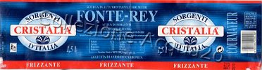 Fonte Rey (analisi 2000) Acqua di sorgente - Sorgenti d'Italia Cristali - pet Friz 1,5 L (a)