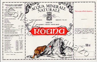 Roana (analisi 1983) vetro Nat 0,9 L