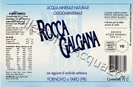 Rocca Galgana (analisi 1990) vetro Friz 0,9 L