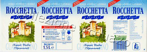 Rocchetta Brio Blu (analisi 1995) PET Nat 1,5 L