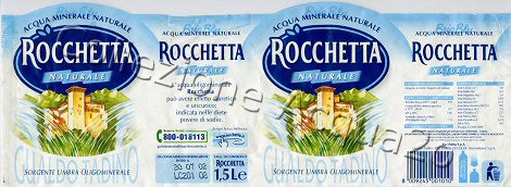 Rocchetta Brio Blu (analisi 2000) -codice a barre a destra in basso- PET Nat 1,5 L + 0,5 L