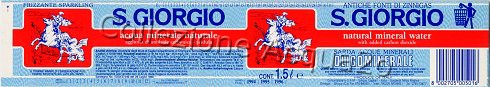 S. Giorgio (analisi 1989) -Antiche Fonti di Zinnigas - PET Nat 1,5 L