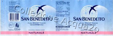 San Benedetto (analisi 1998)  pet Nat 0,5 L