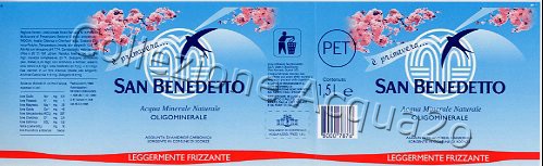 San Benedetto (analisi 1998) " primavera" pet Leg Friz 1,5 L