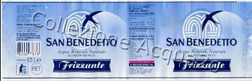 San Benedetto (analisi 2000) -meno dello 0,0007% di sodio- pet Friz 0,5 L