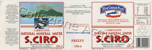 S. Ciro (analisi -) Exp USA FL PET Friz 1,5 [021007]