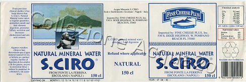 S. Ciro (analisi -) Exp USA FL PET Nat 1,5 [021007]