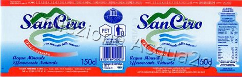 San Ciro (analisi 1999) pet Friz 1,5 L + 2,0 L + 0,5 L