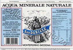 San Daniele (analisi 1992) vetro Leg Friz 0,92 L