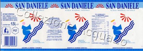 San Daniele (analisi 1992) -Sorgente Le Peschiere- pet Friz 1,5 L