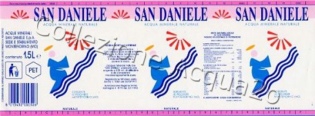 San Daniele (analisi 1992) -Sorgente Le Peschiere- pet Nat 1,5 L