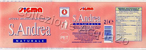 S. Andrea x Sigma (analisi 2000) pet Nat 2,0 L