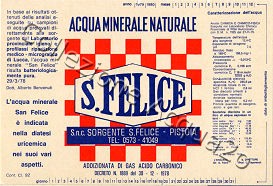 S. FELICE (analisi 1978) -1 decreto- VE Friz 0,92 L [211006]