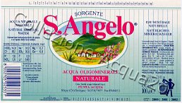 Sorgente S. Angelo (analisi 1999) pet Nat 1,0 L
