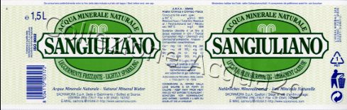 Sangiuliano (analisi 1999) pet Leg Friz 1,5 L + 2,0 L