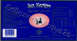San Martino (analisi 1993) -etichetta fondo viola con scritte color argento-  Leg Friz 0,75 L