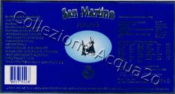 San Martino (analisi 1993) -etichetta fondo viola con scritte color argento-  Nat 0,75 L