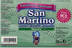 San Martino (analisi 1998) -"contiene bicarbonato"- pet Nat 1,5 L