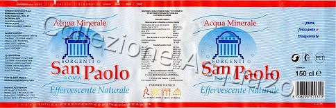 Sorgenti San Paolo (analisi 2002) pet Nat 1,5 L