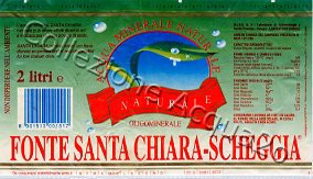 Fonte Santa Chiara-Scheggia (analisi 1998) pet Nat 2,0 L