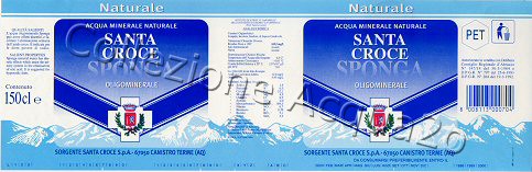 Santa Croce Sponga (analisi 1994) pet Nat 1,5 L