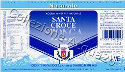Santa Croce Sponga (analisi 1999) vetro Nat 0,92 L