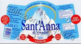 Sant'Anna (analisi 2000) Exp Paesi francofoni - label trapez. - "Sorgente D'Alta Quota/Zero Nitriti" - pet Friz 1,5 L