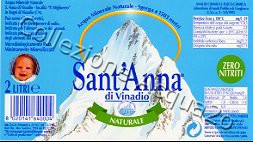 Sant'Anna (analisi 2000)  - "Zero Nitriti" -  pet Nat 2,0 L + 0,5 L