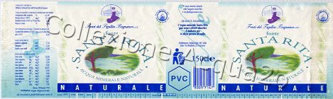 Fonte Santa Rita (analisi 1993) pvc Nat 1,5 L