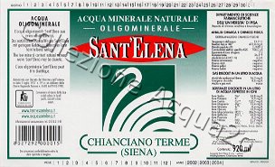 Sant'Elena (analisi 1997) vetro Nat 0,92 L
