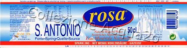 Fonte S. Antonio (analisi 1996) Exp France "rosa" pet Friz 0,5 L