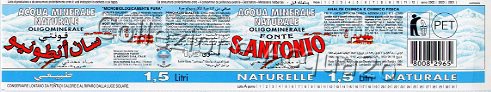 Fonte S. Antonio (analisi 1996) Exp Marocco "serie paesaggio invernale" pet Nat 1,5 L