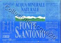 Fonte S.Antonio (analisi 1996) - serie colori metallici- vetro Nat 1,0 L