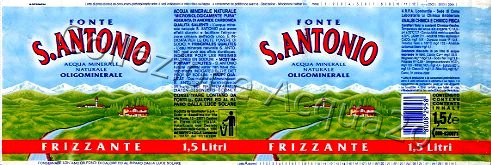 Fonte S. Antonio (analisi 2000) "serie paesaggio primaverile" pet  Friz 1,5 L
