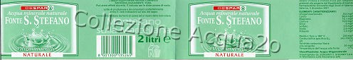 Fonte S. Stefano (analisi 2001) x Despar - altezza mm 54 - PET Nat 2,0 L   [211208]