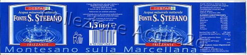Fonte S. Stefano (analisi 2001) x Despar - altezza mm 64 - PET Friz 1,5 L   [211208]