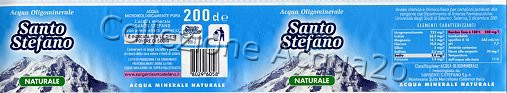 Santo Stefano (analisi 2001) -Na e RF evidenziati- pet Nat 2,0 L + 0,5 L
