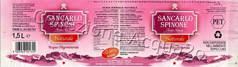 Sancarlo Spinone Fonte Nuova (analisi 1998) PET Nat 1,5 L