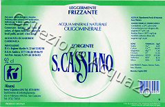 Sorgente S.Cassiano (analisi 2003) vetro LegFriz 0,92 L [090405]