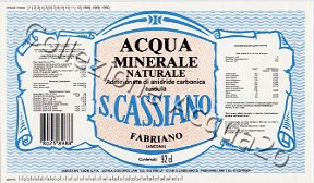 S. Cassiano (analisi 1983) vetro Friz 0,92 L
