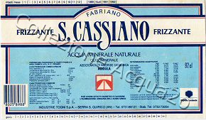 S.Cassiano (analisi 1988) vetro Friz 0,92 L [090405]