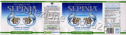 Sepinia, Sorgente Tre Fontane (analisi 2000) pet Leg Friz 1,5 L