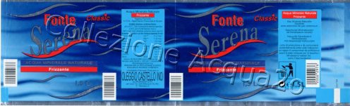 Sorgente Serena Classic (analisi 2000) Exp Germania - pet Friz 1,5 L