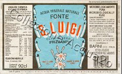 Fonte S.Luigi (analisi 1998) vetro Friz 0,92 L