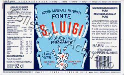 Fonte S.Luigi (analisi 2001) VAR Friz 0,92 L + 0,46 L