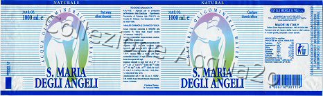 S. Maria degli Angeli (analisi 1999) -etichetta plastificata- PET Nat 1,0 L