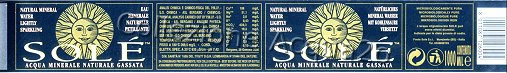 Solé (analisi 2000) Exp Europa vetro Leg Friz 1,0 L + 0,75 L + 0,5 L + 0,2 L