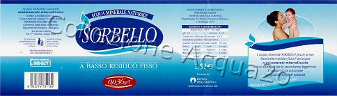 Sorbello (analisi 2004) PET Nat 1,5 L